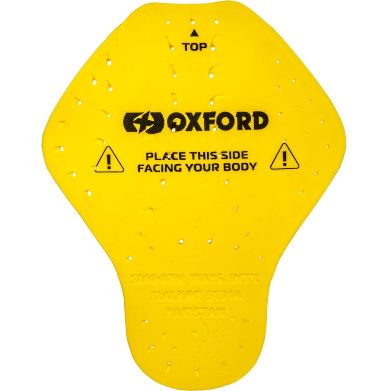 Protection dorsale Oxford RB-Pi2 insert certification CE2 jaune