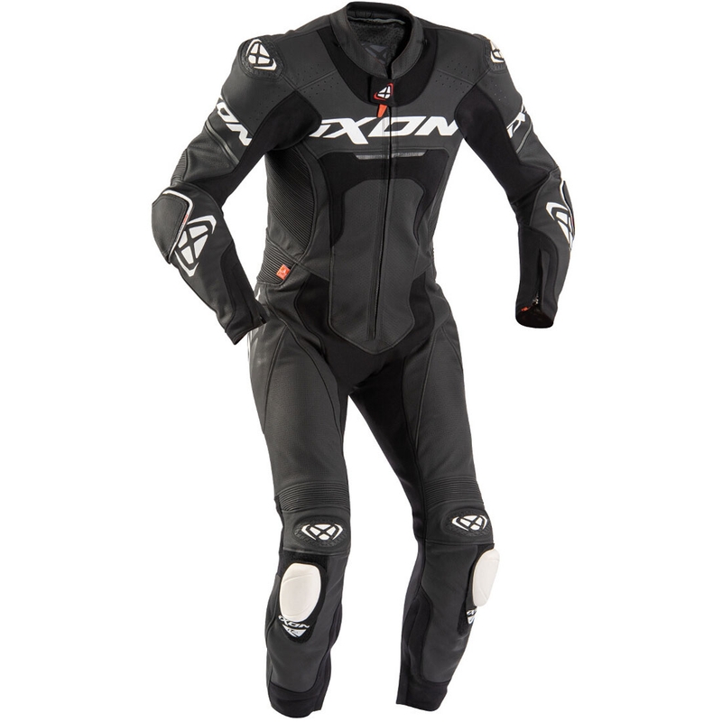 Combinaison de moto en cuir noir IXON Jackal