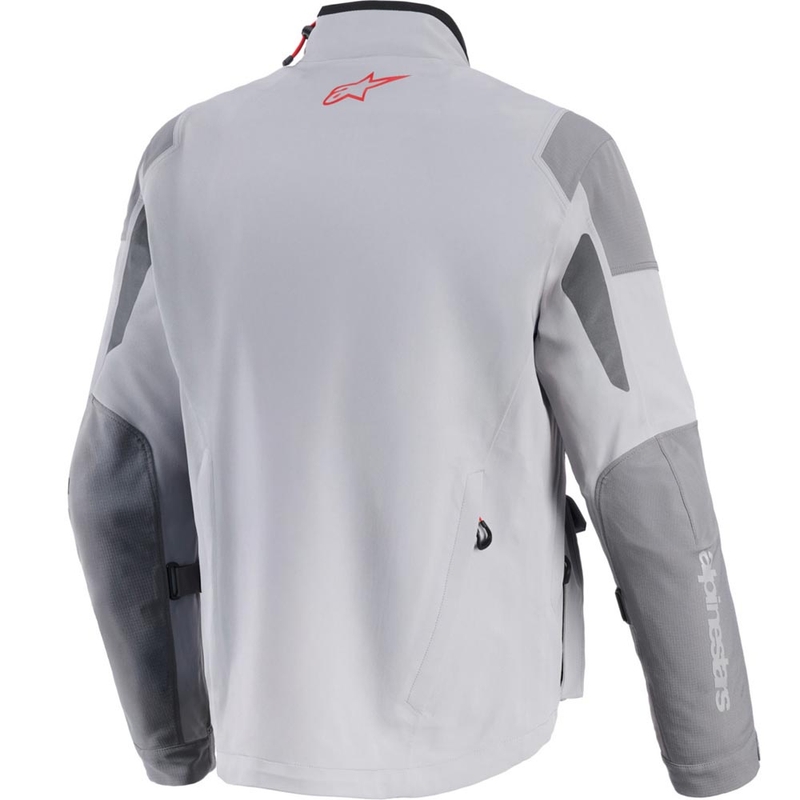 Blouson de moto Alpinestars Maxdura Drystar XF gris clair-gris foncé