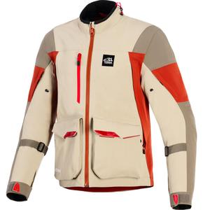 Blouson de moto Alpinestars Maxdura Drystar XF marron-orange