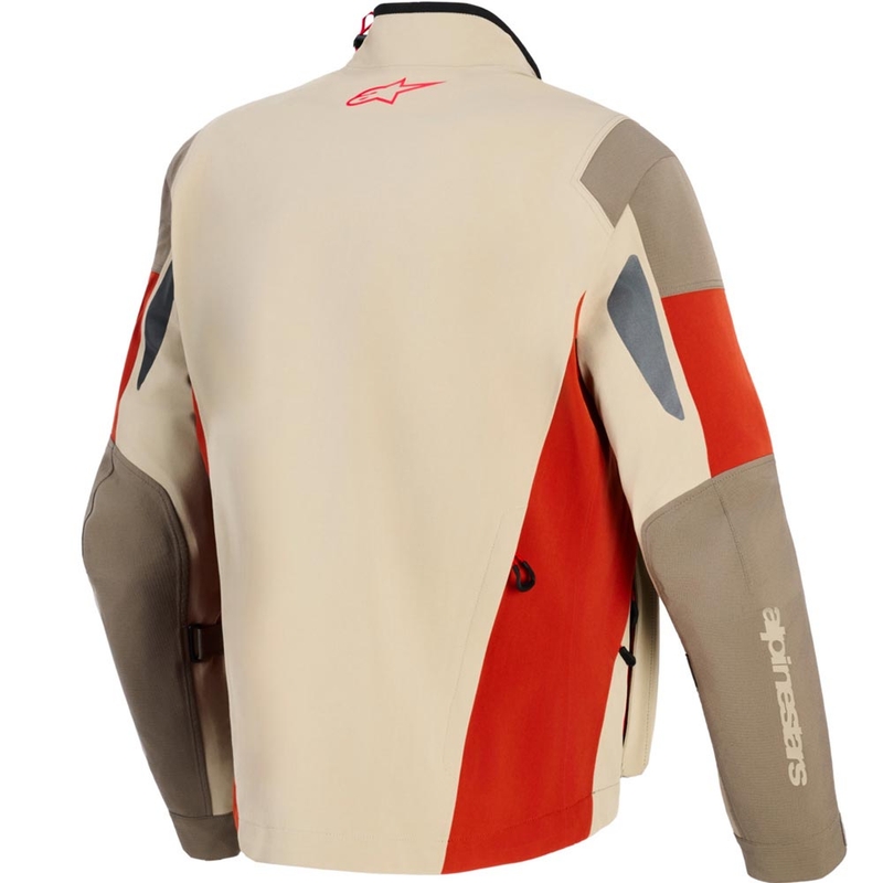 Blouson de moto Alpinestars Maxdura Drystar XF marron-orange