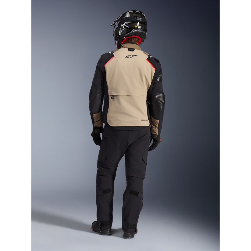 Blouson de moto Alpinestars Andes PRO Drystar XF marron-noir-orange
