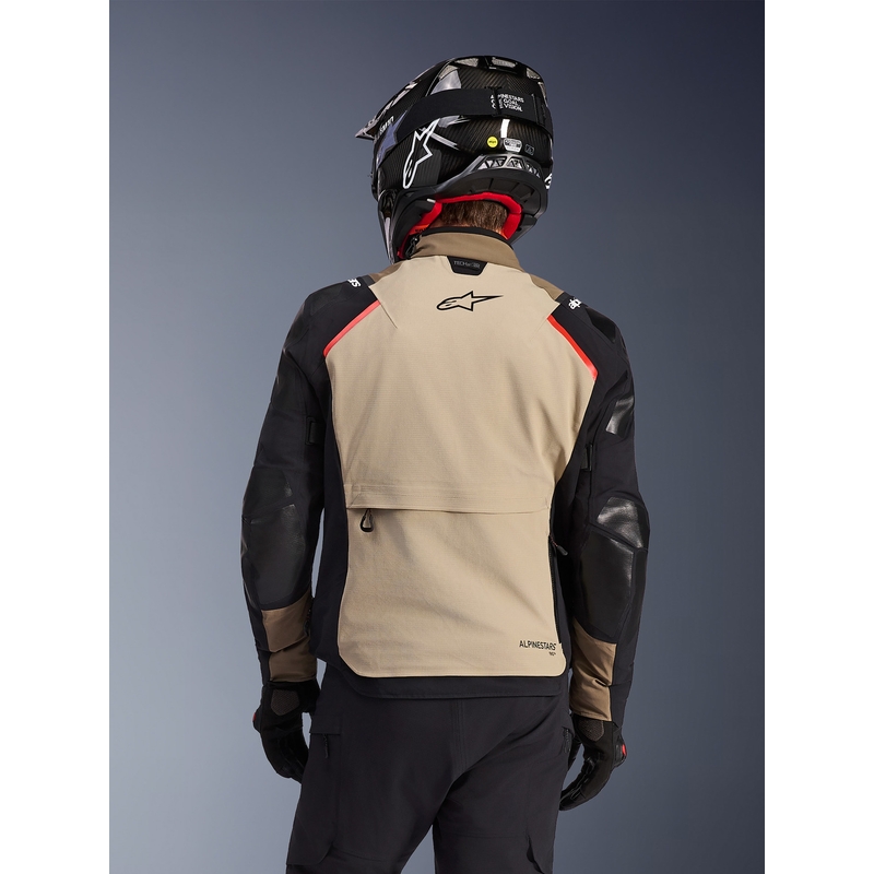 Blouson de moto Alpinestars Andes PRO Drystar XF marron-noir-orange