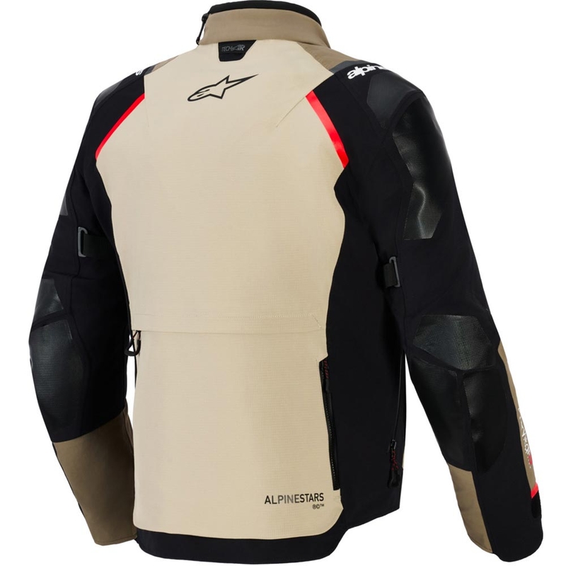 Blouson de moto Alpinestars Andes PRO Drystar XF marron-noir-orange