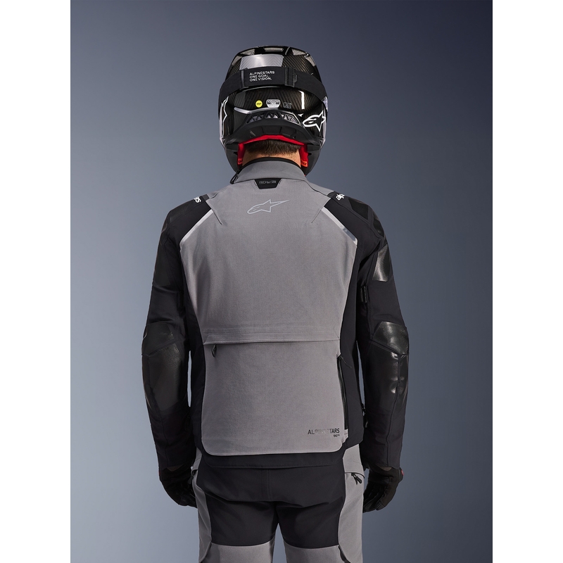 Blouson de moto Alpinestars Andes PRO Drystar XF Gris foncé-Noir