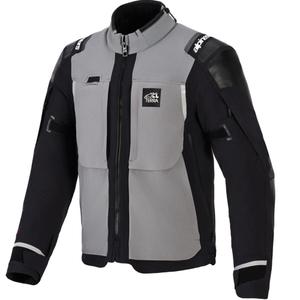 Blouson de moto Alpinestars Andes PRO Drystar XF Gris foncé-Noir
