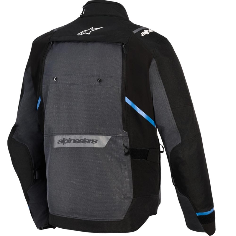 Blouson de moto Alpinestars Cusco Drystar noir-gris foncé