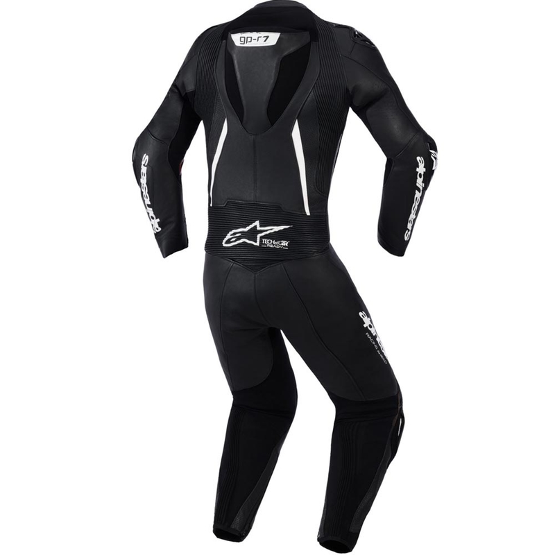 Combinaison moto deux pièces en cuir noir Alpinestars Stella GP-R7 pour femme