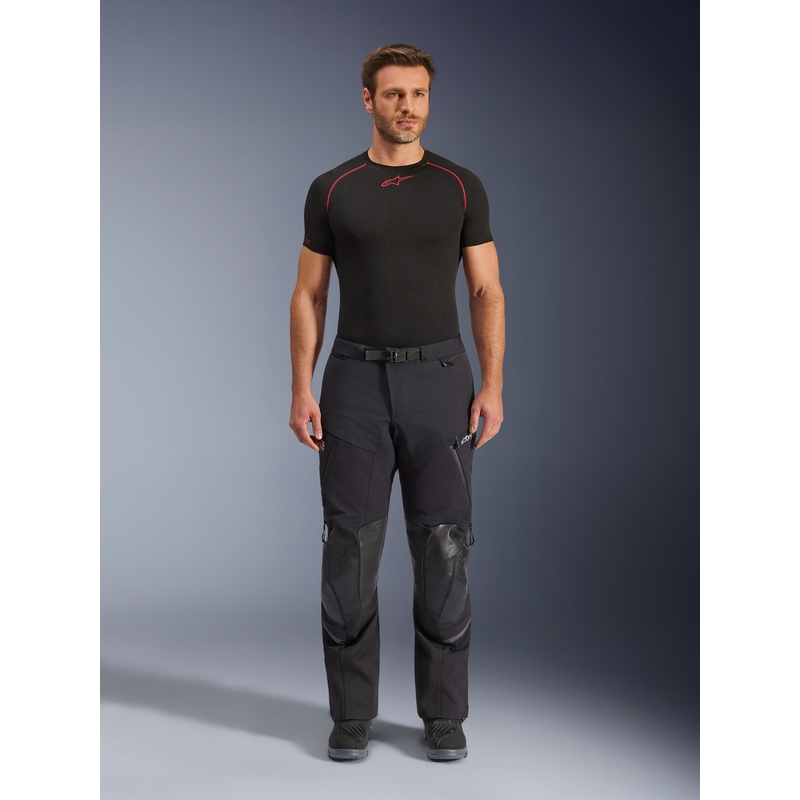 Pantalon de moto Alpinestars Andes PRO Drystar XF noir-gris foncé
