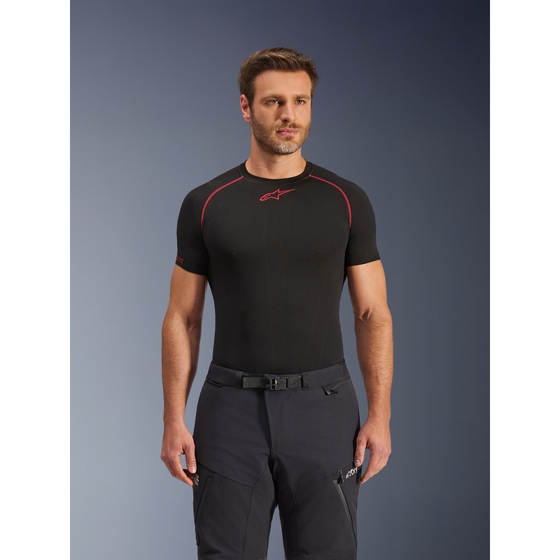 Pantalon de moto Alpinestars Andes PRO Drystar XF noir-gris foncé