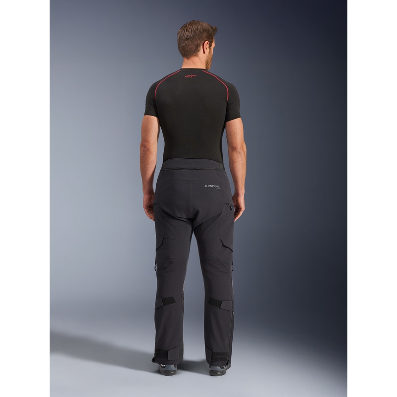 Pantalon de moto Alpinestars Andes PRO Drystar XF noir-gris foncé