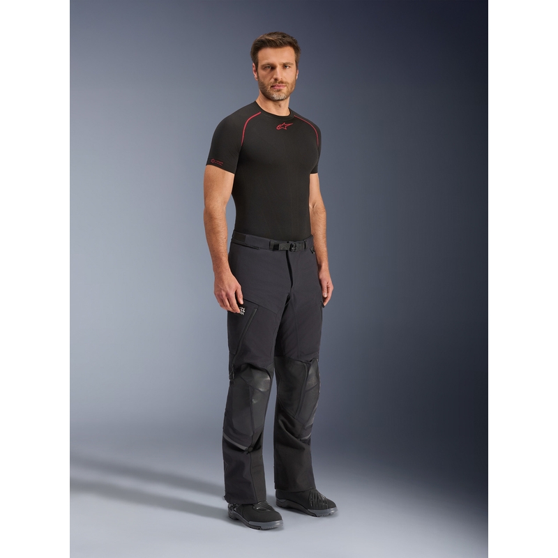 Pantalon de moto Alpinestars Andes PRO Drystar XF noir-gris foncé