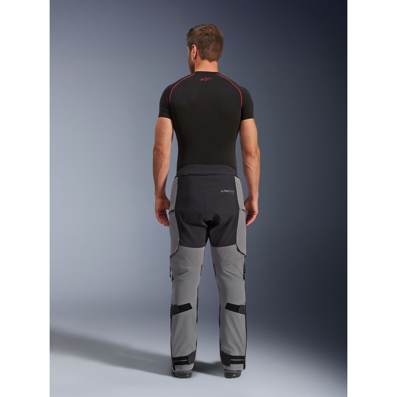 Pantalon de moto Alpinestars Andes PRO Drystar XF gris foncé-noir