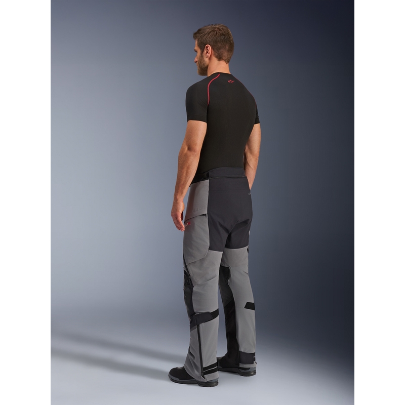 Pantalon de moto Alpinestars Andes PRO Drystar XF gris foncé-noir