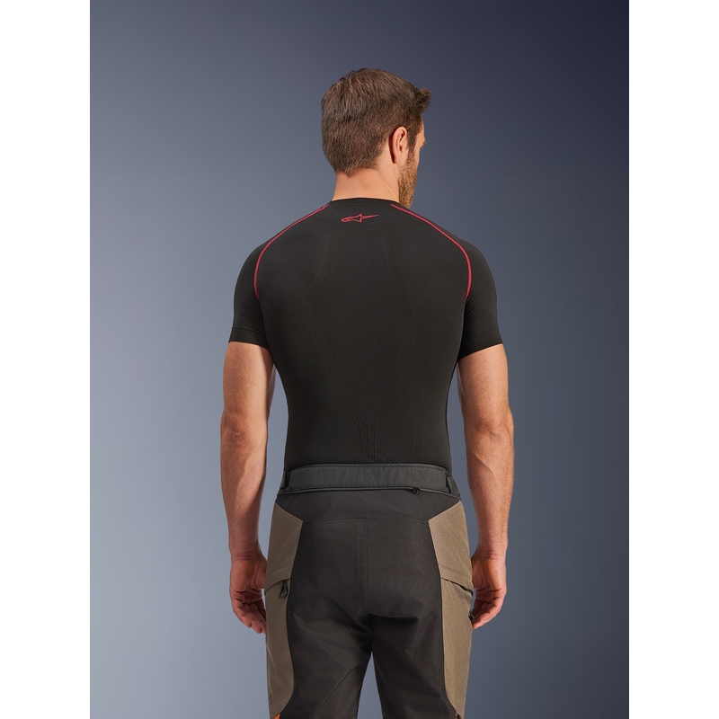 Pantalon de moto Alpinestars Cusco Drystar marron-noir
