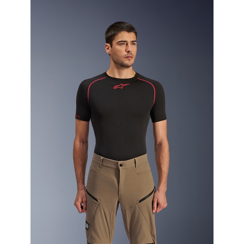Pantalon de moto Alpinestars Explore AST marron-noir