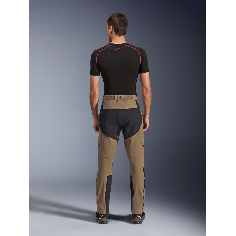 Pantalon de moto Alpinestars Explore AST marron-noir