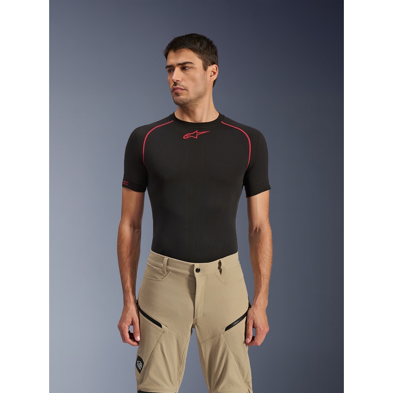 Pantalon de moto Alpinestars Explore AST marron clair-noir