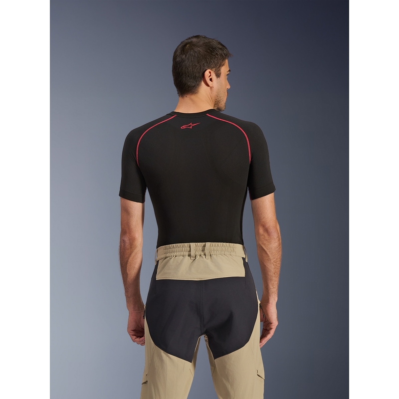 Pantalon de moto Alpinestars Explore AST marron clair-noir
