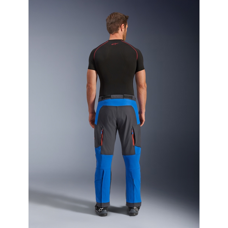Pantalon de moto Alpinestars Maxdura Dual bleu-gris foncé-orange