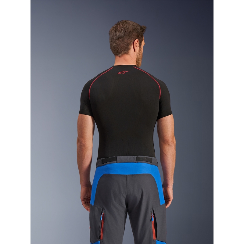 Pantalon de moto Alpinestars Maxdura Dual bleu-gris foncé-orange