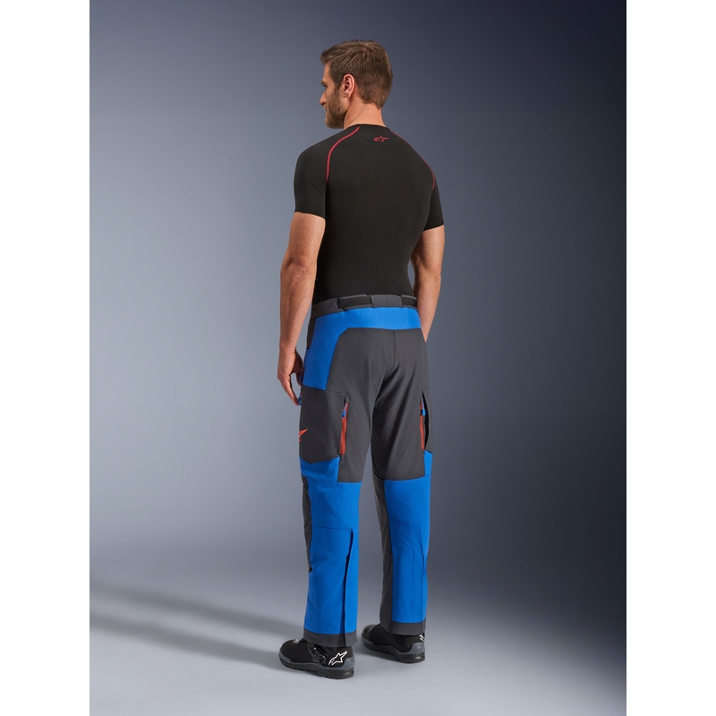 Pantalon de moto Alpinestars Maxdura Dual bleu-gris foncé-orange