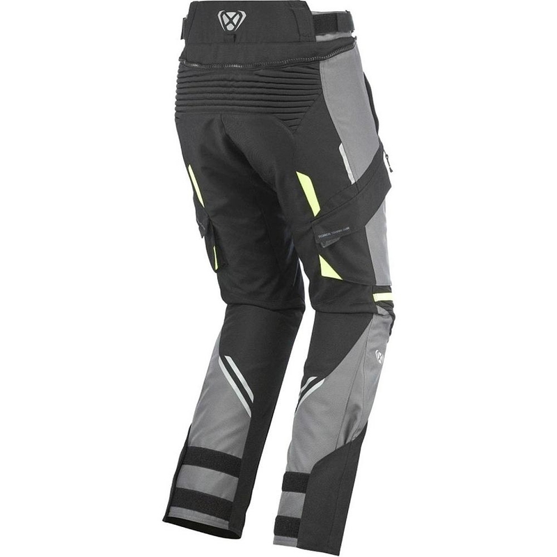 Pantalon de moto IXON Midgard PT noir-gris-jaune fluo