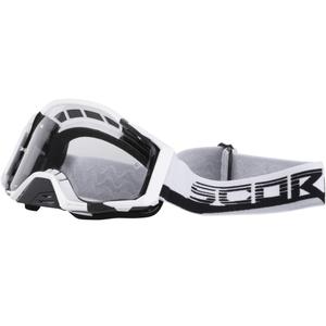 Masque de motocross Scorpion MX Mask blanc et noir