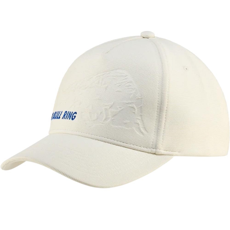 Casquette Red Bull Racing blanche avec logo en relief