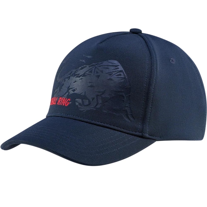 Casquette Red Bull Racing bleu foncé avec logo en relief