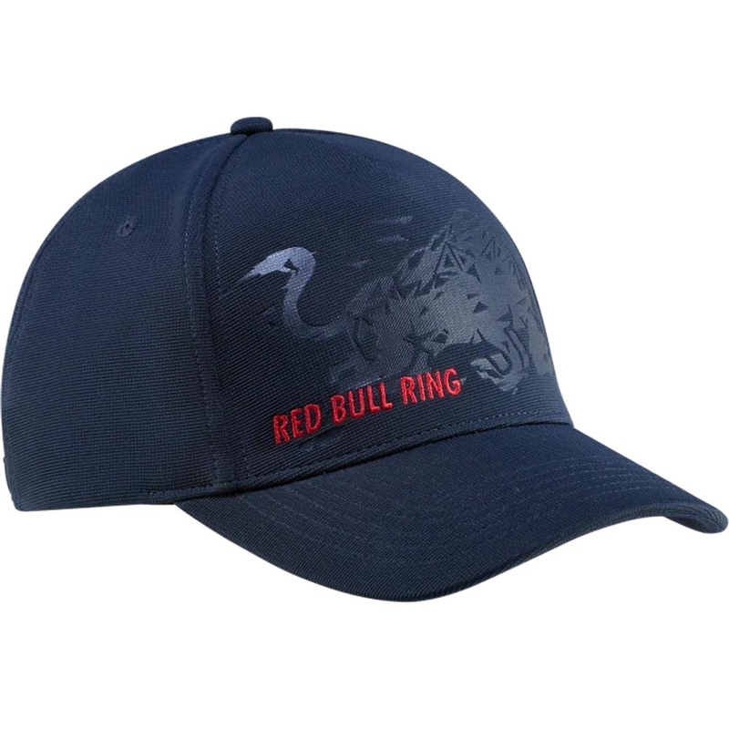 Casquette Red Bull Racing bleu foncé avec logo en relief
