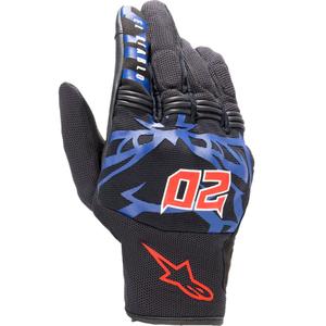 Gants de moto Alpinestars Copper FQ20 noir-rouge-bleu-blanc