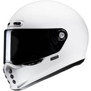 Casque intégral moto HJC V10 Solid blanc