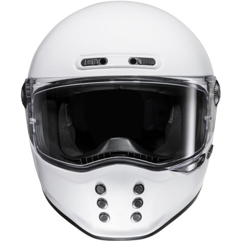 Casque intégral moto HJC V10 Solid blanc