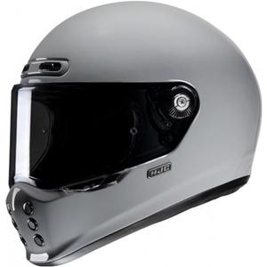 Casque moto intégral HJC V10 Solid n. gris