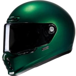 Casque moto intégral HJC V10 Solid green