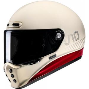 Casque intégral de moto HJC V10 Tami MC1 rouge-beige