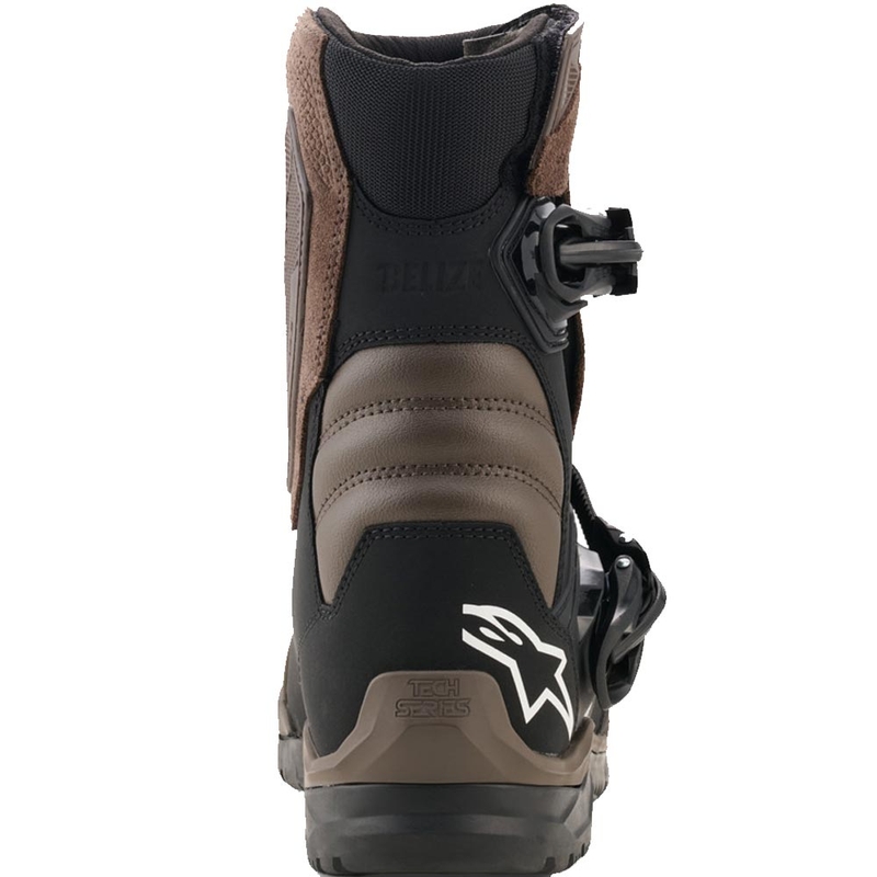 Bottes de moto Alpinestars Belize V2 Drystar marron-noir