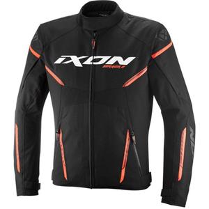 Blouson de moto IXON Striker 2 noir et orange