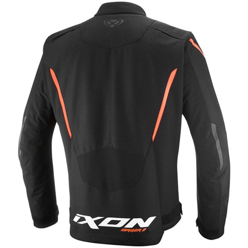 Blouson de moto IXON Striker 2 noir et orange