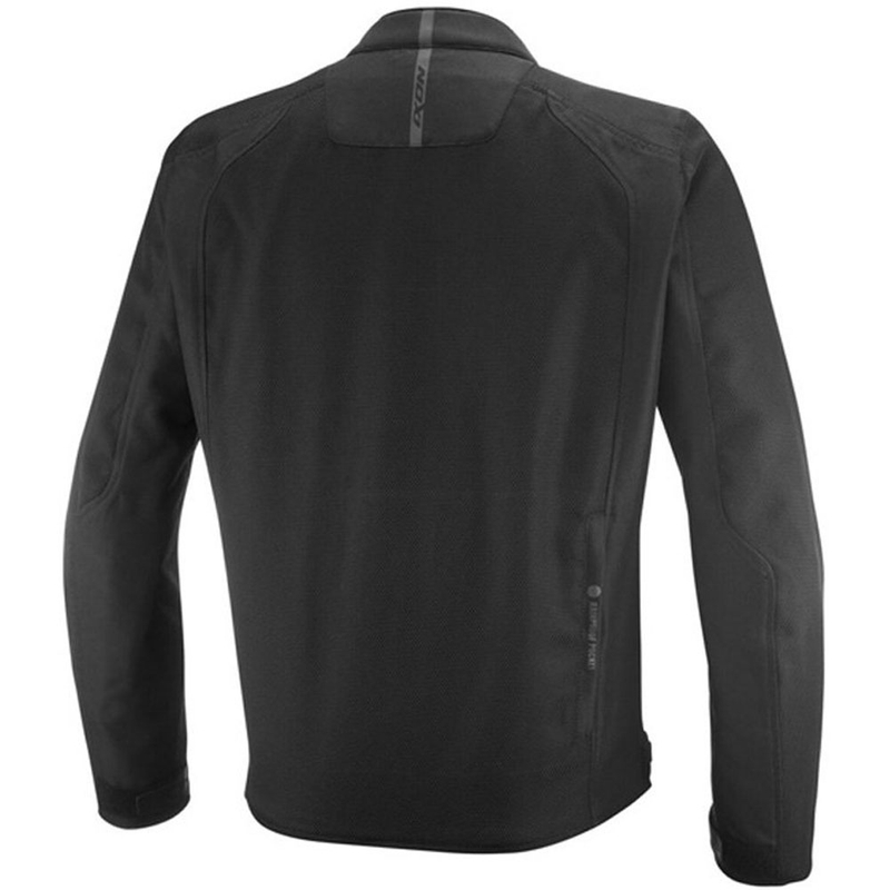 Blouson de moto IXON Shadow noir-blanc-rouge fluo