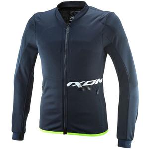 Sweat-shirt de moto IXON Arma bleu-blanc-jaune fluo