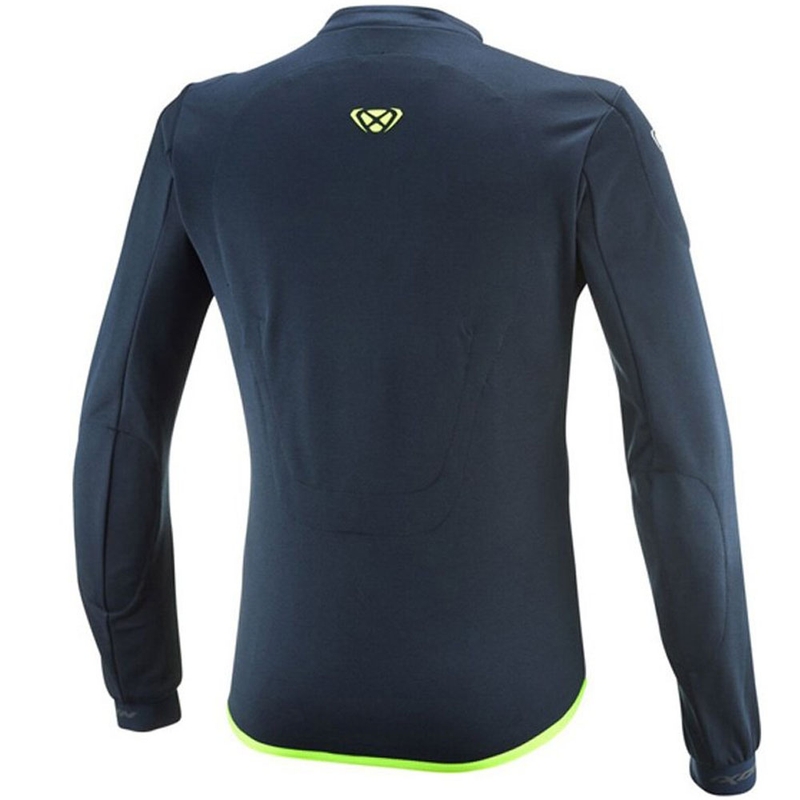 Sweat-shirt de moto IXON Arma bleu-blanc-jaune fluo