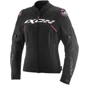 Veste de moto pour femme IXON Meteor 31 Lady noir-blanc-rose
