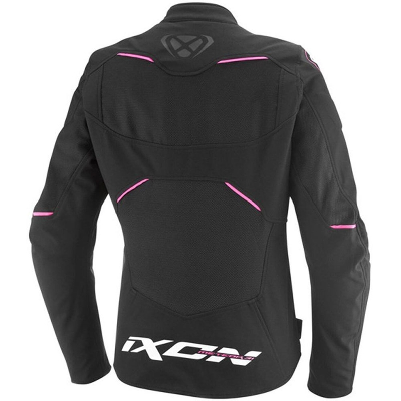 Veste de moto pour femme IXON Meteor 31 Lady noir-blanc-rose