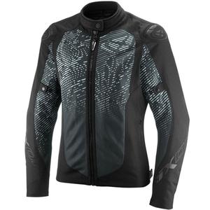 Veste de moto pour femme IXON Artemis noir et blanc