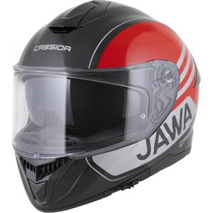 Casque intégral de moto Cassida Integral GT 2.1 Jawa Sport noir-rouge perle-argent