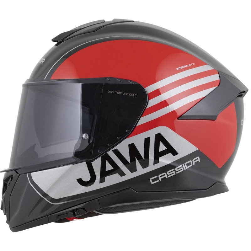 Casque intégral de moto Cassida Integral GT 2.1 Jawa Sport noir-rouge perle-argent