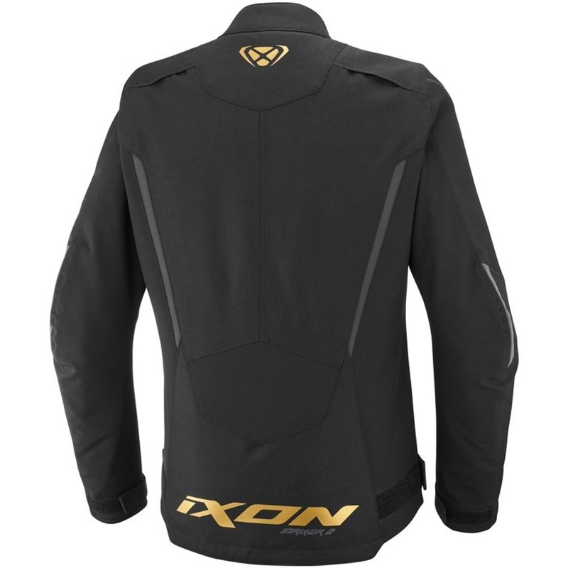Blouson de moto femme IXON Striker 2 Lady noir et or