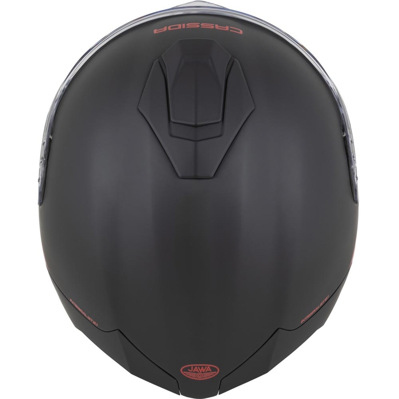 Casque intégral de moto Cassida Integral GT 2.1 Jawa Solid, noir mat et rouge brillant